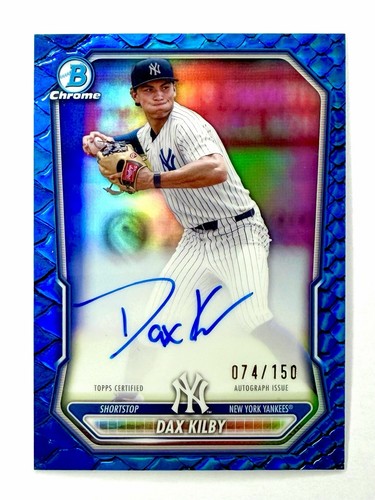 2026 bowman chrome dax kilby - 2026,
