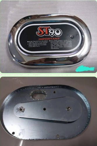 Side cover and base plate - and, set