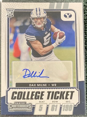 Dax milne 2021 contenders - milne,